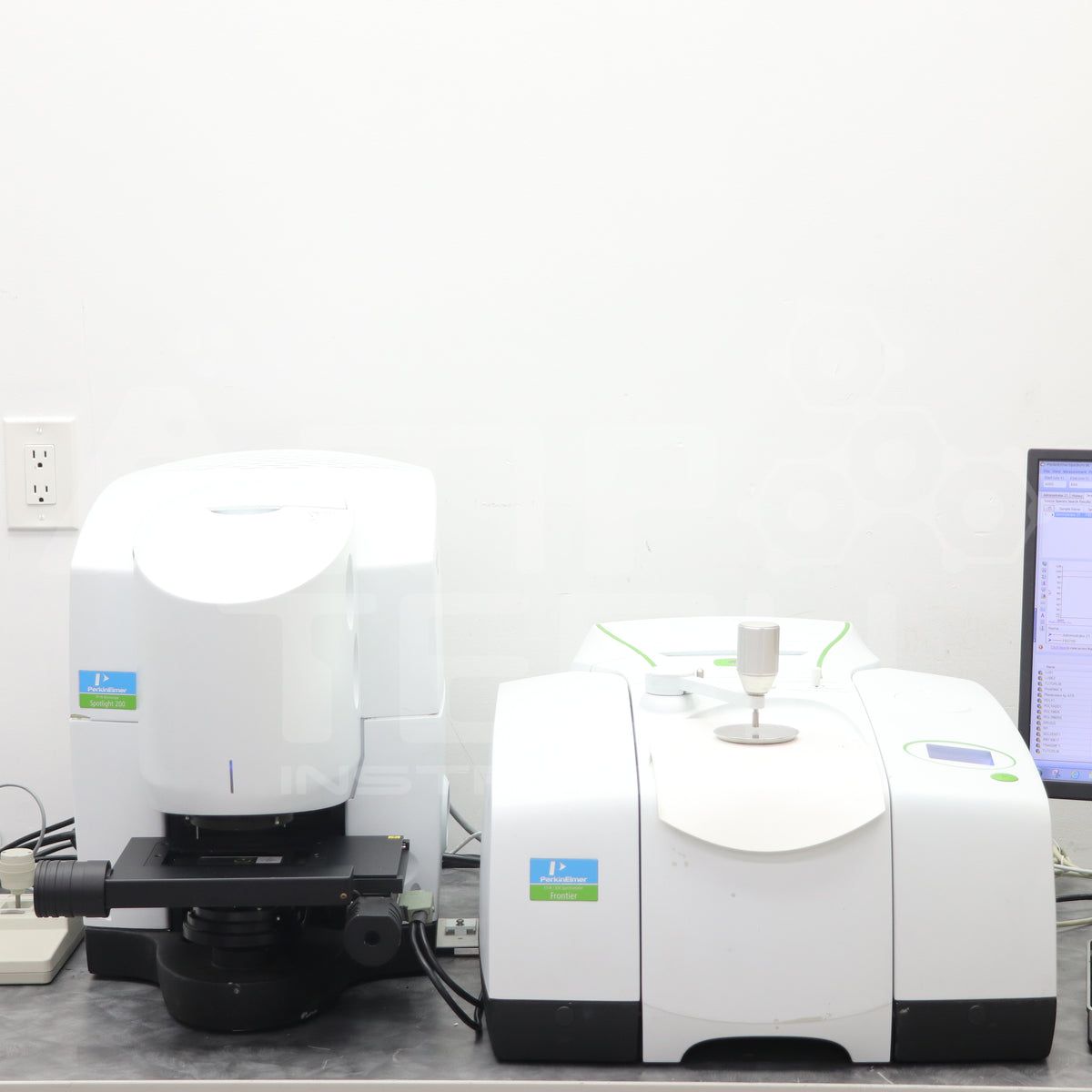 Perkin Elmer Frontier FT-IR / NIR Spectrometer w/ Microscope, UATR + S ...